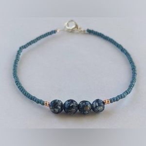 Wanchese Seed Beaded Bracelet